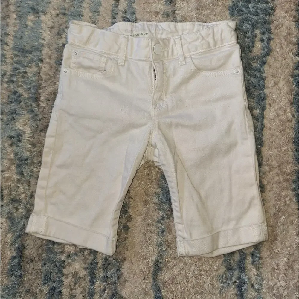 Gap Kids White Bermuda Shirts sz 8 Youth GUC
